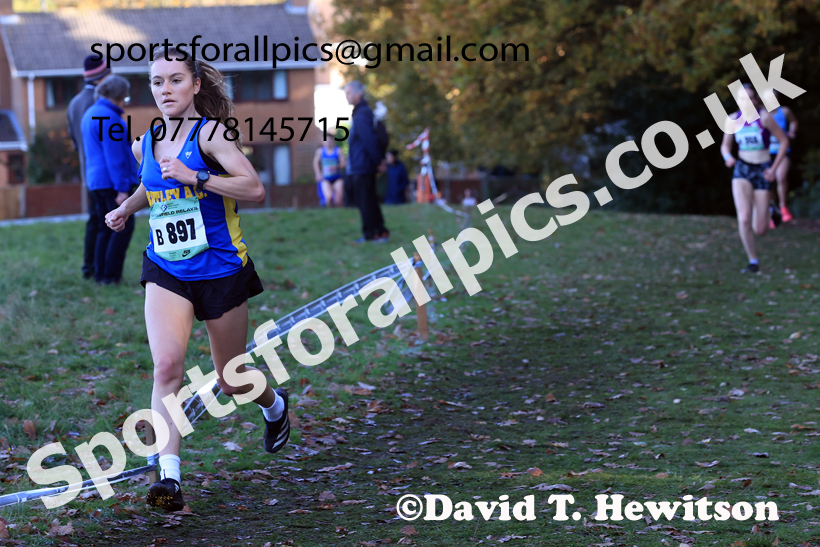 Senior Womens 2025 National Cross Country Relays, Berry Hill Park, Mansfield. Photo: David T. Hewitson/Sports for All Pics